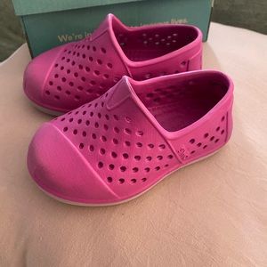 Hot pink toddler TOMS